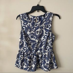 Peplum sleeveless top⭐️